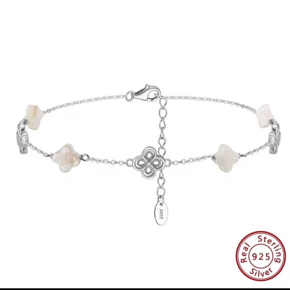 ENA925 Sterling Silver Anklet - Picture 1 of 5